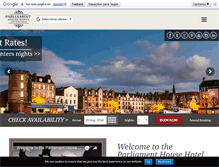 Tablet Screenshot of parliamenthouse-hotel.co.uk